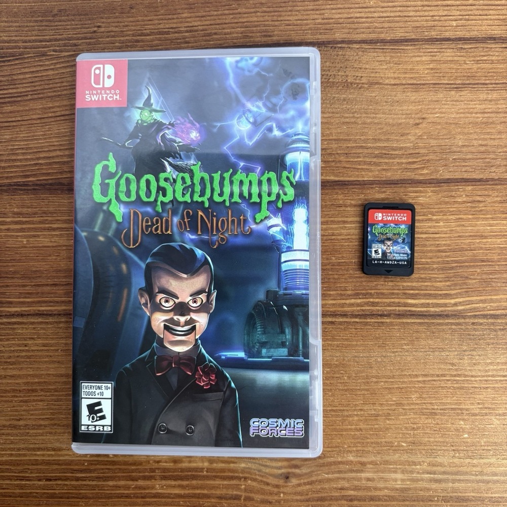 Goosebumps Dead of Night Nintendo Switch Complete CIB Tested & Working